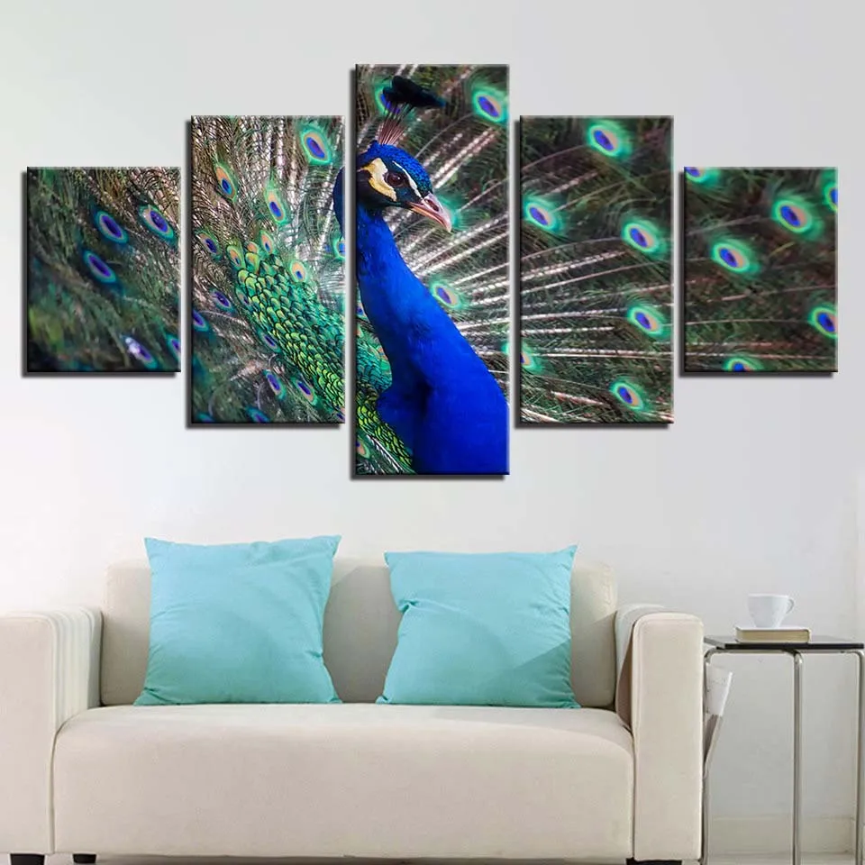 Холст HD принты Плакаты Wall Art 5 шт. удивительно красивые картины с изображением