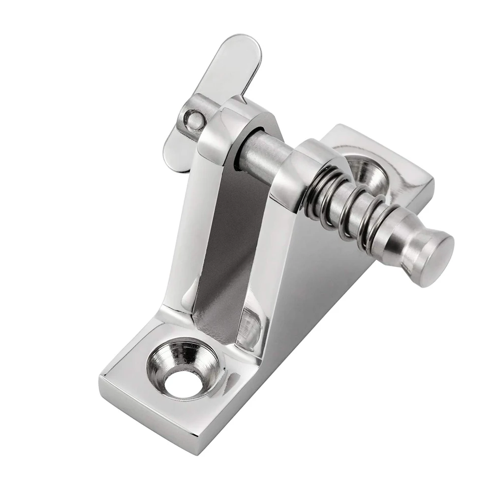 Палубная шарнирная лодка Bimini Top Fitting 90 градусов Pin из нержавеющей стали практичная