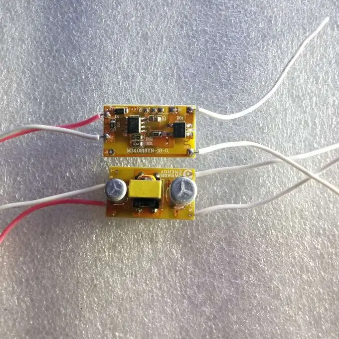 3 шт. DIY Mini LED источник питания AC/DC Адаптеры 8 Вт/18 Вт 200 мА драйвер 260-в от стандарта