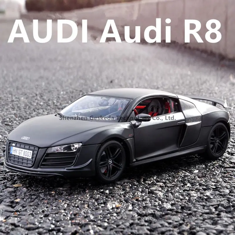 Maisto 1:18 Audi R8 Сплав Ретро модель автомобиля классическая украшение коллекции