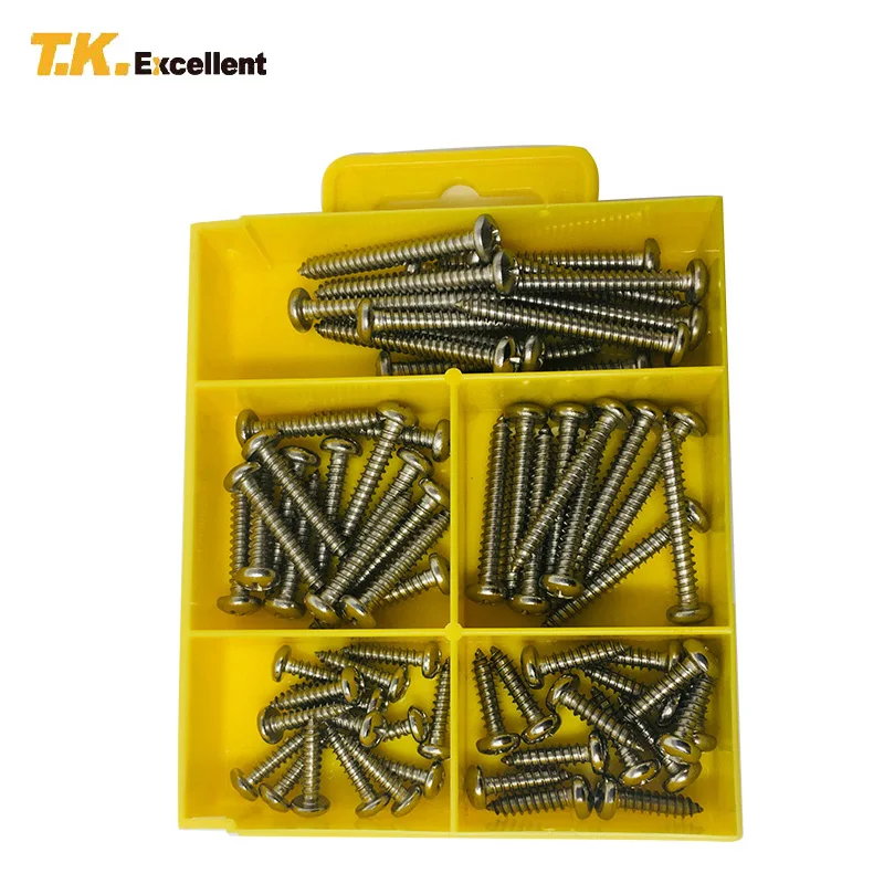T.K. Отличная головка сковороды из нержавеющей стали саморезы набор 3 5*16 4 2*16 2*25 2*32