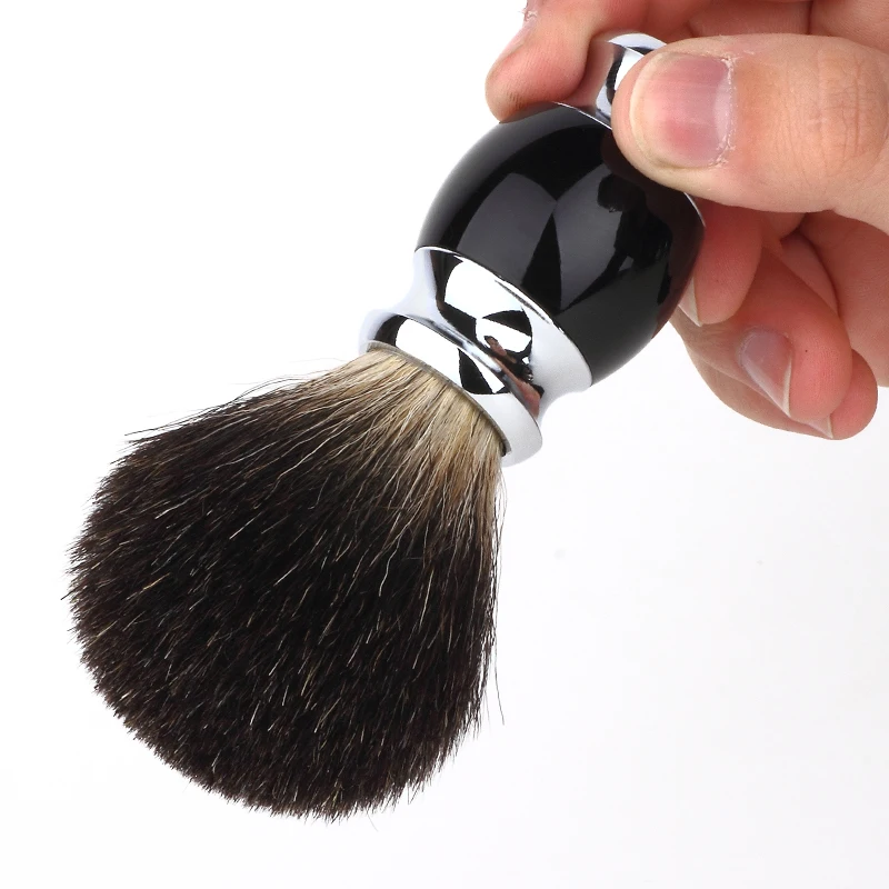 Мужская щетка для бритья роскошная барсуковая щетина бритвенная Парикмахерская