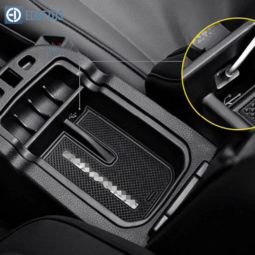 Компас подлокотник ящик для хранения для Jeep Compass центральной консоли Органайзер лоток компас подсветки перчаточного ящика монетница