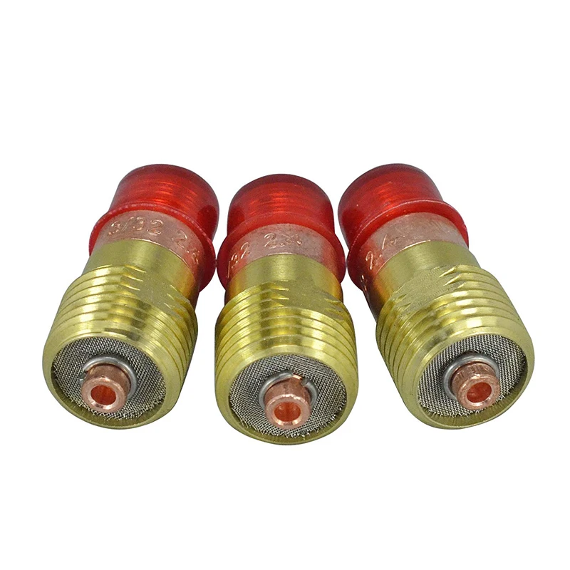

TIG Stubby Gas Lens 17GL18 1/8" & 3.2mm Fit for SR WP 17 18 26 TIG Welding Torch 3PCS Free Shipping