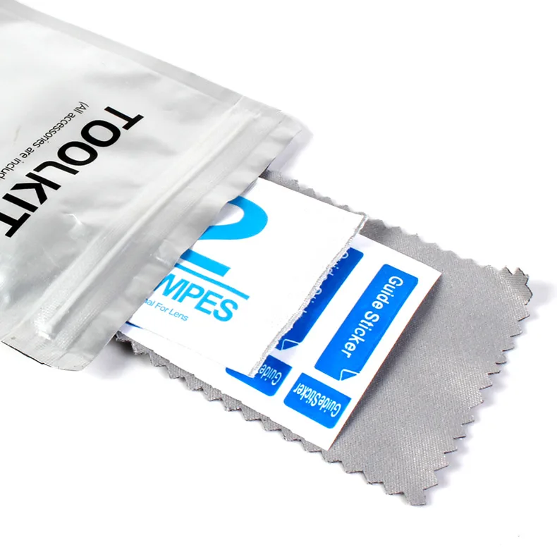 200 шт Пылезащитная пленка + чистая ткань спиртовая влажная Сумка Комплект из трех