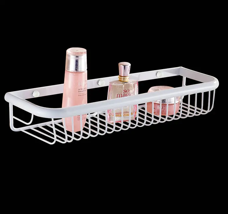 45CM shelf only Серия FZ белая краска толще аксессуары для ванной комнаты Полка для полотенец Держатель для полотенец держатель для бумаги ткань крюк держатель чашки для зубной щетки 414 Вт - Цвет: 45CM shelf only