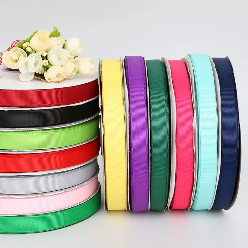5 ярдов Ширина 15 мм Grosgrain ленты для Свадебная вечеринка украшения рукоделие
