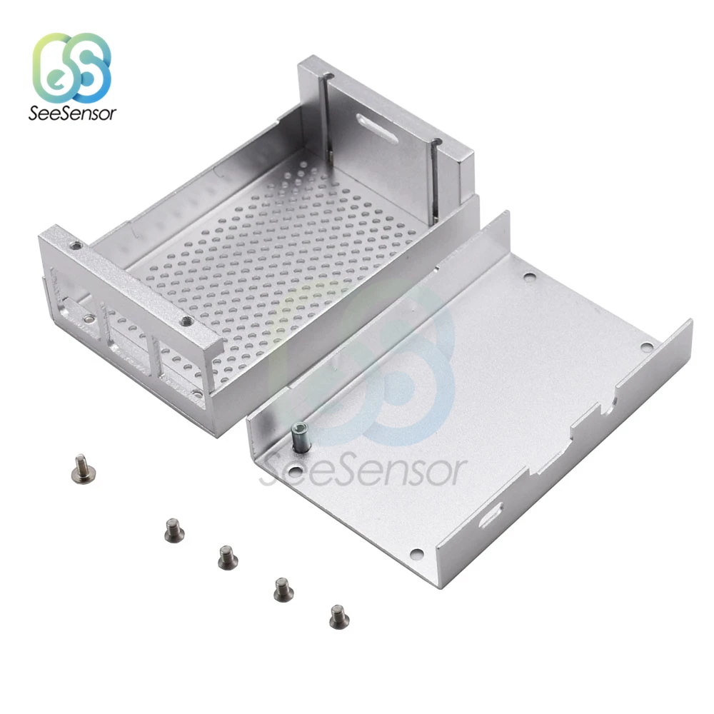 

Aluminum Alloy Case Cover Metal Shell Case Box Enclosure For Raspberry Pi 4 Raspberry Pi 3 Model B Pi 2 B / B+