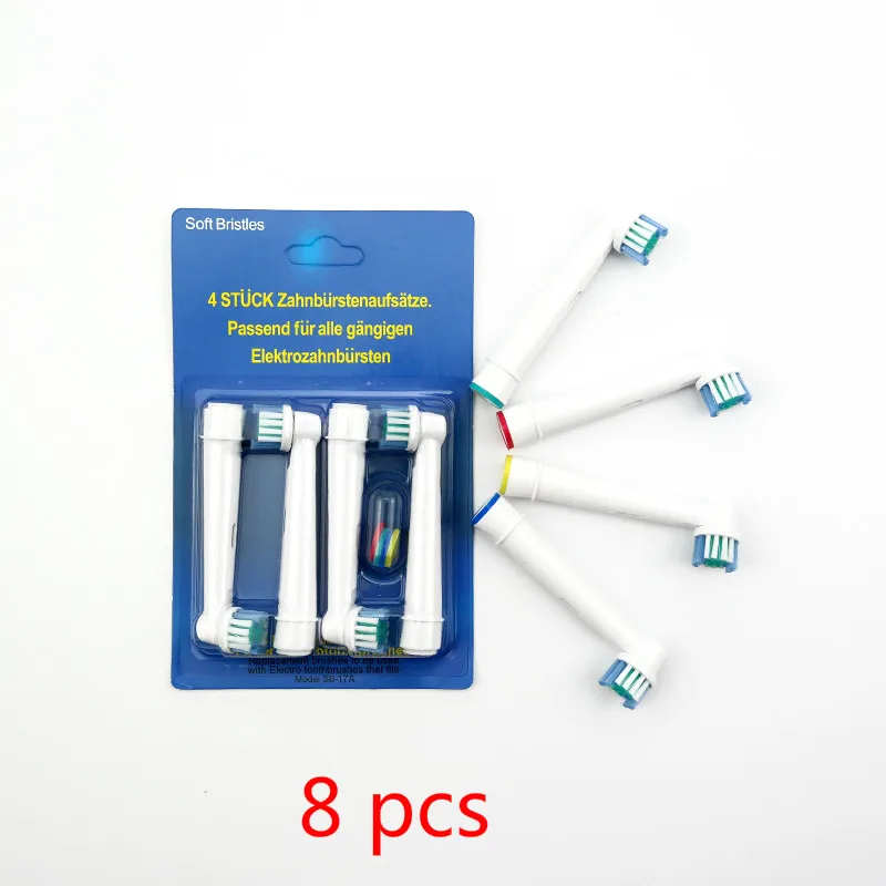 Сменные насадки для детской зубной щетки Oral B 8 шт.|Зубные щетки| |