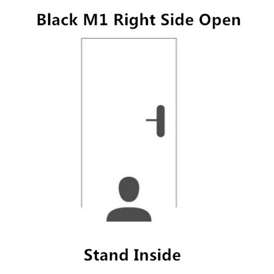 M1 Right Side Open1 Новейший Xiao mi jia Sherlock Умный Замок без ключа отпечаток пальца+ пароль рабочий M1 mi jia умный дверной замок для mi Home приложение управление телефоном - Цвет: M1 Right Side Open1