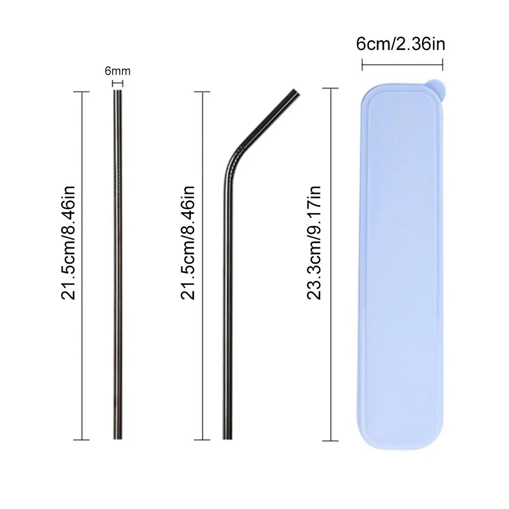 304 соломинки из нержавеющей стали многоразовые для питья соломы высокого