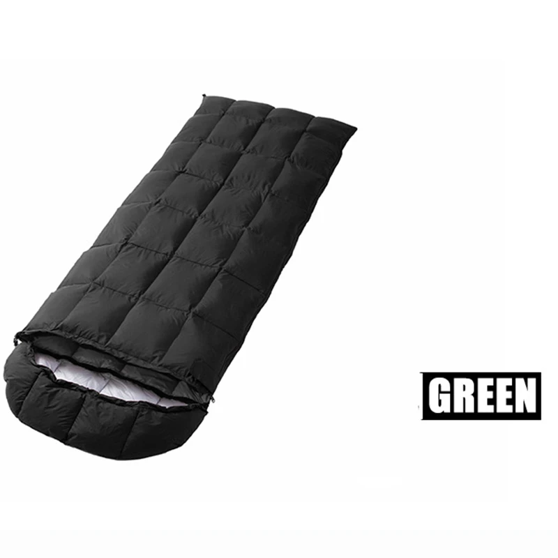 Eiderdown спальный мешок завод прямой открытый зимний супер легкий конверт 20