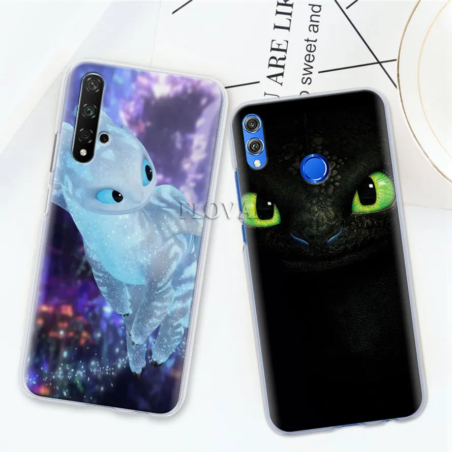 Чехол для телефона, чехол для Honor 20 Pro 9 10 Lite 8X 8A 8C 8S 7A 7S Y7 Y9 V20, Беззубик, Как приручить дракона, Жесткий PC Ca