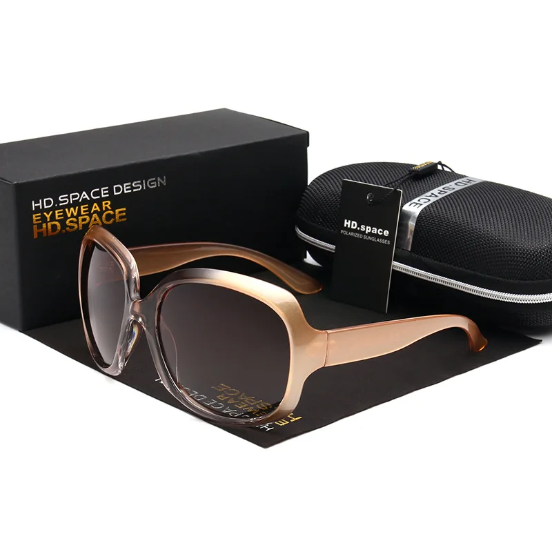 HD Горячий тренд Для женщин поляризационные солнцезащитные очки для большая