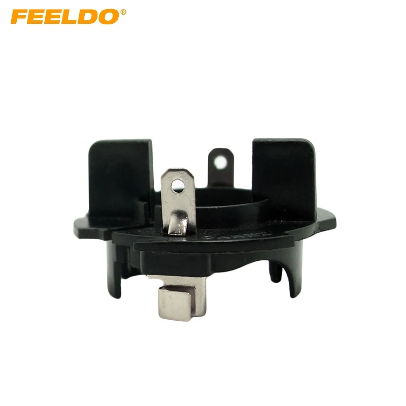 FEELDO 2pcs Car H7 HID Xenon Beam Bulbs Socket Adapter Holder For VW Jetta/Golf5/GIT/Rabbit/MK5 Bulb Adapter(Slit) #CA1329 | Автомобили и