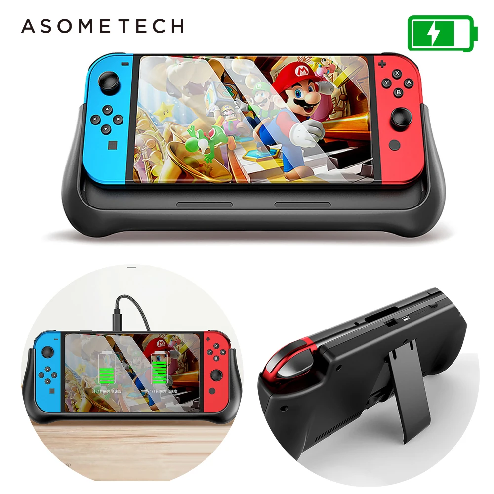 Внешний аккумулятор Asometech на 10000 мА · ч с держателем для быстрой зарядки|Батареи| |