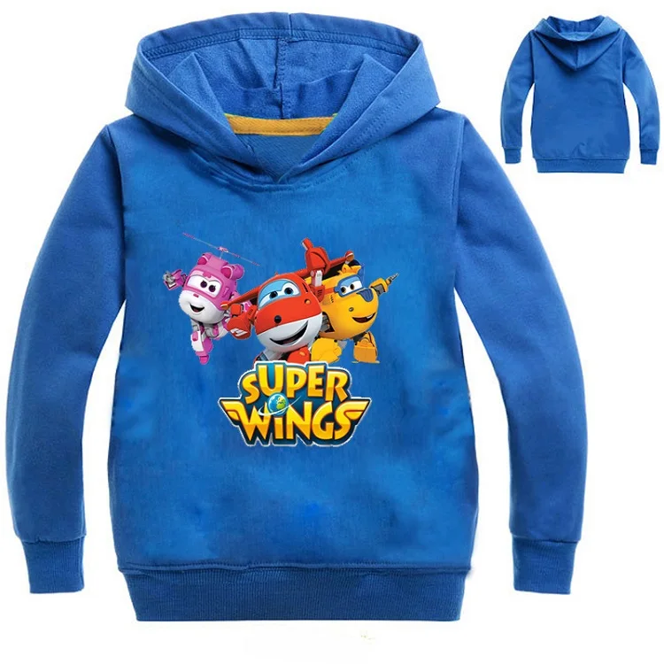 COLOR 8 DLF 2-16Years Осенние костюмы Супер худи Wings детская одежда свитера для детей, которые начинают ходить, с рисунками из мультфильмов, топы, футболка для маленьких девочек одежда для малышей, пальто - Цвет: COLOR 8