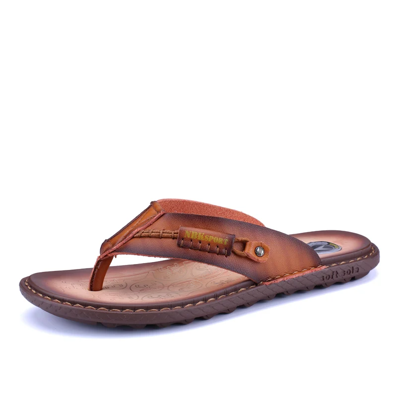 2017 Новое Прибытие Летом Прохладно Мужчин Шлепанцы Британский Стиль Пляжные