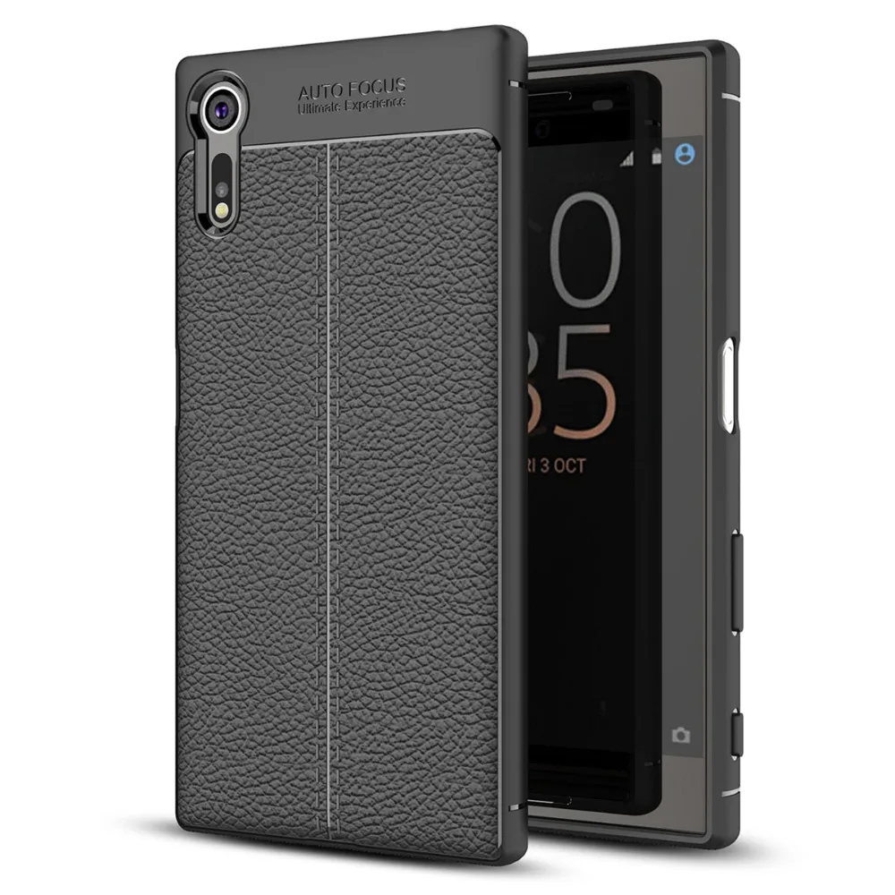 Оригинальный mooncase чехол для Xperia XZ/XZS Полный тонкий Мягкие гибкие ТПУ защитный В