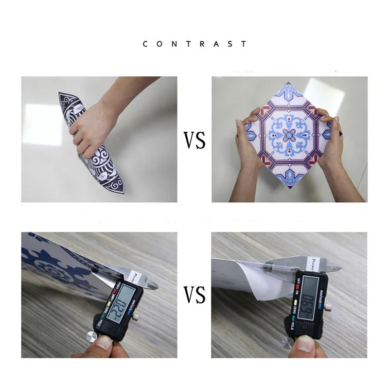 5 шт богемные узоры обои водонепроницаемые Ванная комната Кухня Спальня 3D