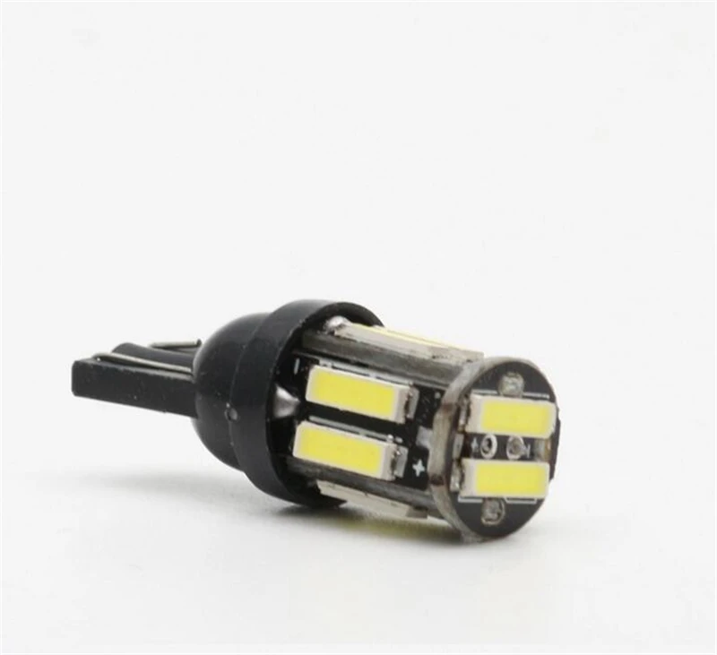Eliteson 2 шт. T10 W5W 10SMD 7020 автомобильный сигнальный светильник высокой мощности