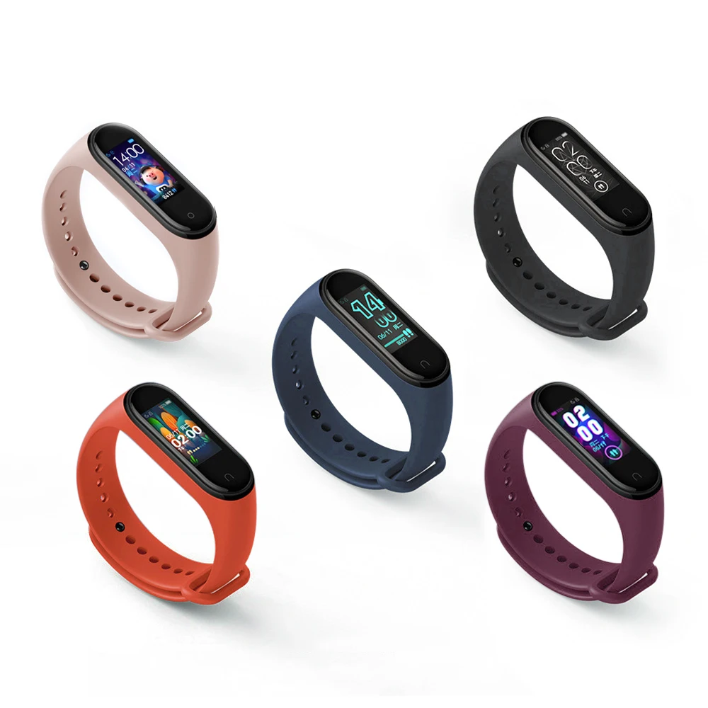 Смарт браслет Xiaomi Mi Band 4 фитнес трекер Bluetooth спортивный водонепроницаемый 3 цвета