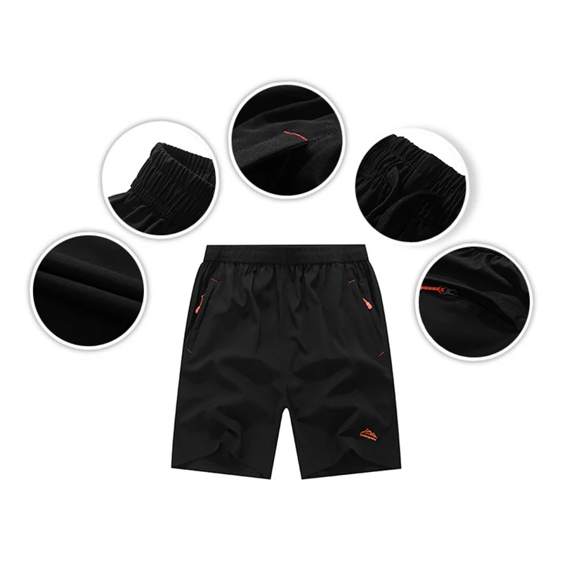Шорты мужские быстросохнущие дышащие до колена пляжные|shorts men|board shortsbermuda masculina |
