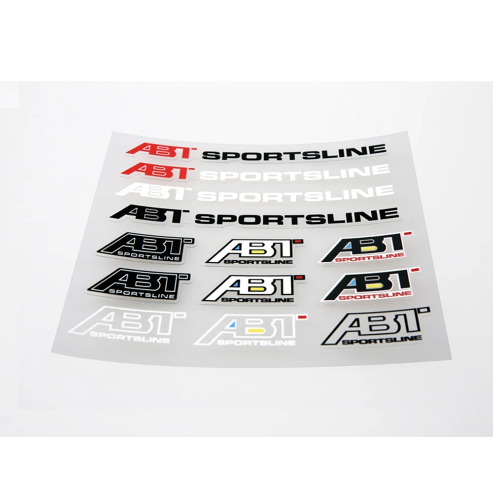 

Автомобильный Стайлинг Aliauto ABT Sportsline аксессуары стикер и наклейка для Volkswagen polo golf tiguan passat b6 b8 Audi Skoda