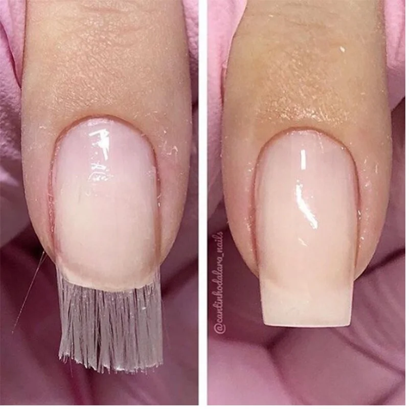 10 шт./упак. стекловолокна скребок для ногтей лак расширение Fibernails Акриловые