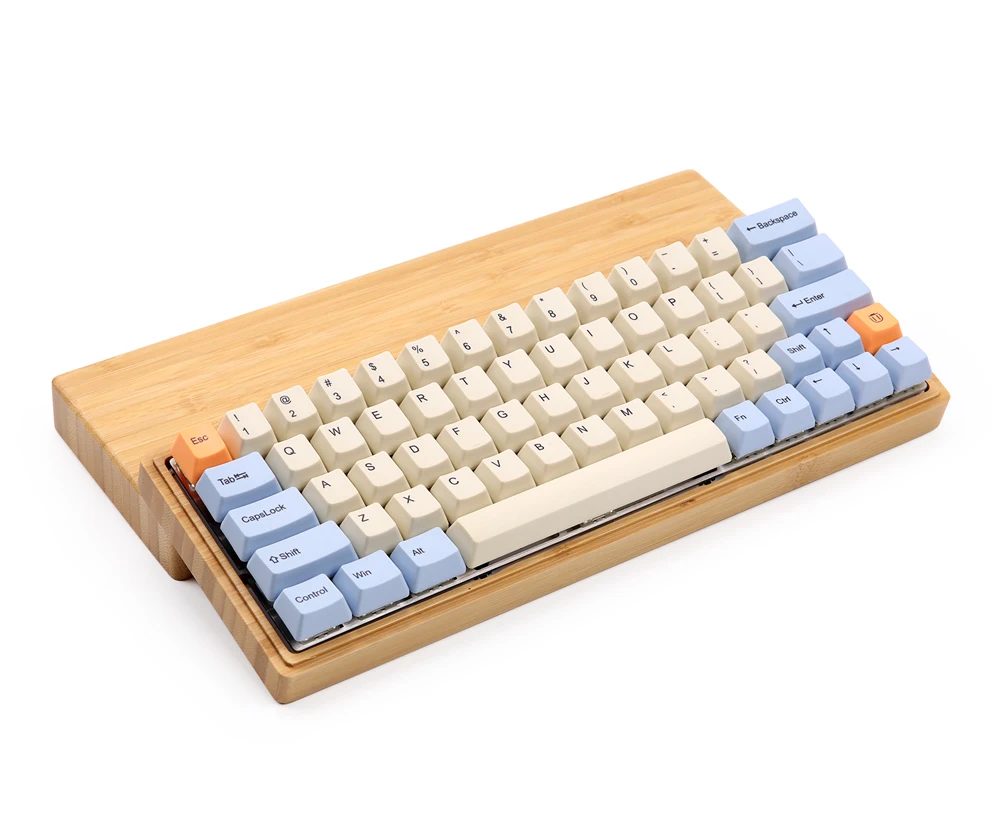 Синий бежевый оранжевый краситель Sub толстый PBT OEM профиль Keycap для dz60 gk64 механический 1,75 сдвиг