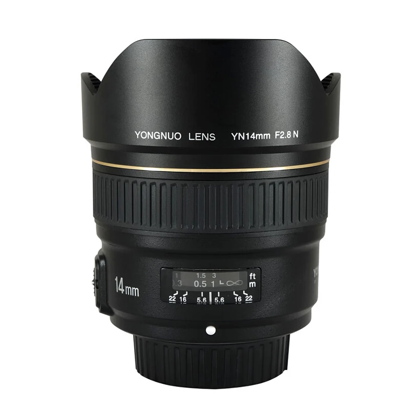 YONGNUO YN 14 мм F2.8 /F2.8N ультра-широкоугольный основной объектив с полной рамкой