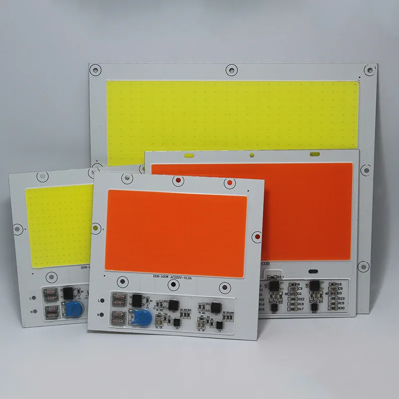 AC 220V 100W 150W 200W cob светодиодный светильник для выращивания, чип полный спектр 370nm-780nm и белый для комнатных растений, рост рассады и цветов