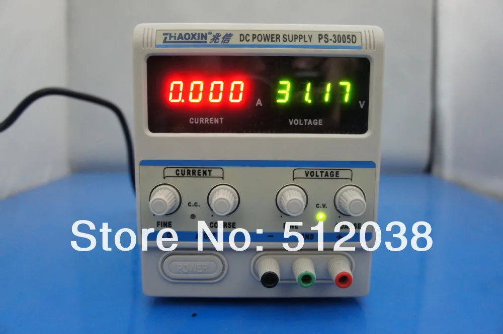 

ZhaoXin PS-3005D переменной 30V 5A DC источник питания лабораторного класса 1mA