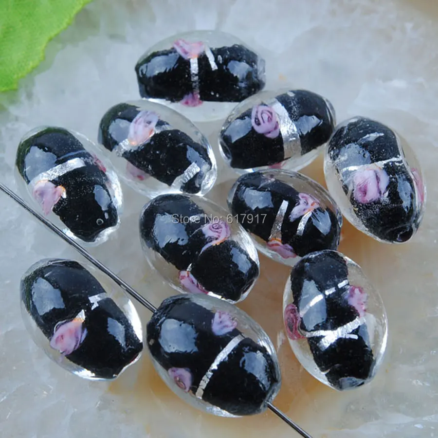 Free Shipping Dichroic Glass Gem Stone Rice 16x10MM Loose Beads For Making Jewelry 10PCS TBW305 | Украшения и аксессуары