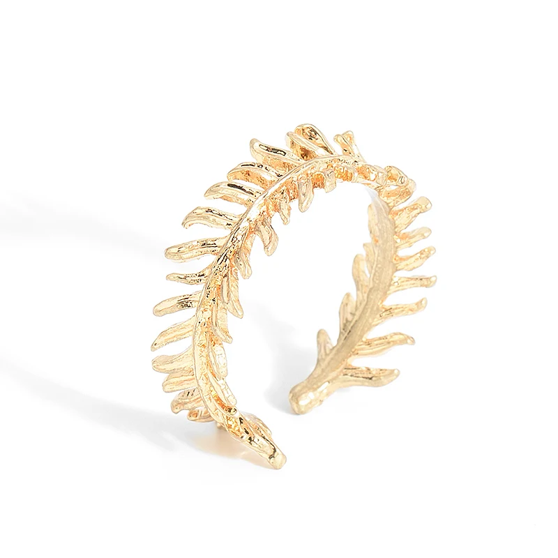 Wild &amp Бесплатная доставка Новое поступление лист из цинкового сплава кольца