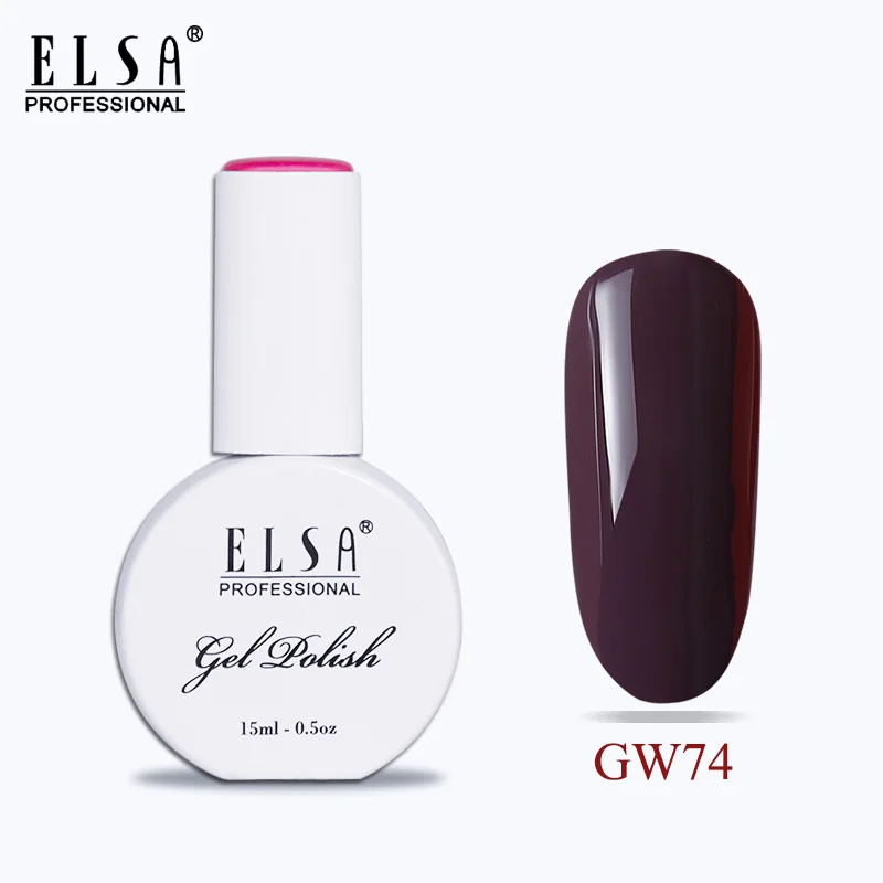 GW74 Elsa 15 мл УФ-гель для ногтей 120 цветов на выбор кофе УФ-лак для ногтей Полупостоянный коричневый светодиодный гель-эмаль для ногтей - Цвет: GW74