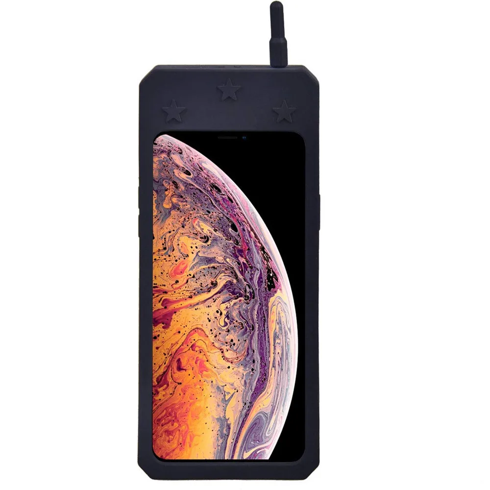 Для милых iPhone Xs Max чехол для iPhone XR чехол для милых iPhone X XS Чехлы Ретро Классический сотовый телефон образный мягкий силиконовый чехол