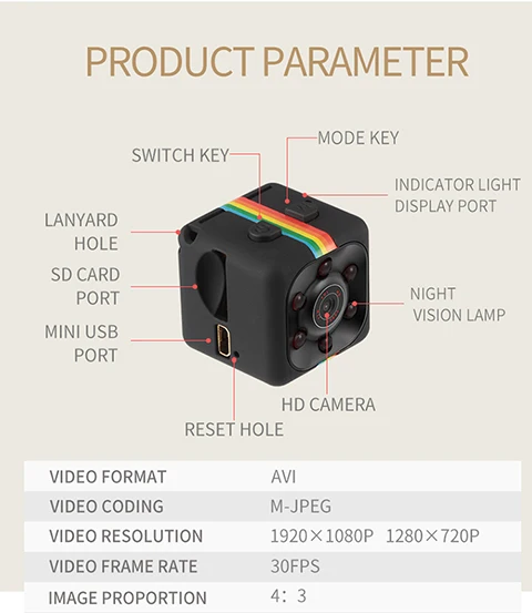 Новинка SQ11 HD 1080P мини-камера Espia Oculta Gizli Kamera Micro Cam Secret Small Casus ночного видения DVR карманная велосипедная гирлянда