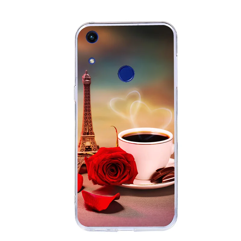 Honor 8A чехол для huawei honor силиконовый ТПУ милые задние Чехлы телефона сумка Huawei JAT-LX1 8
