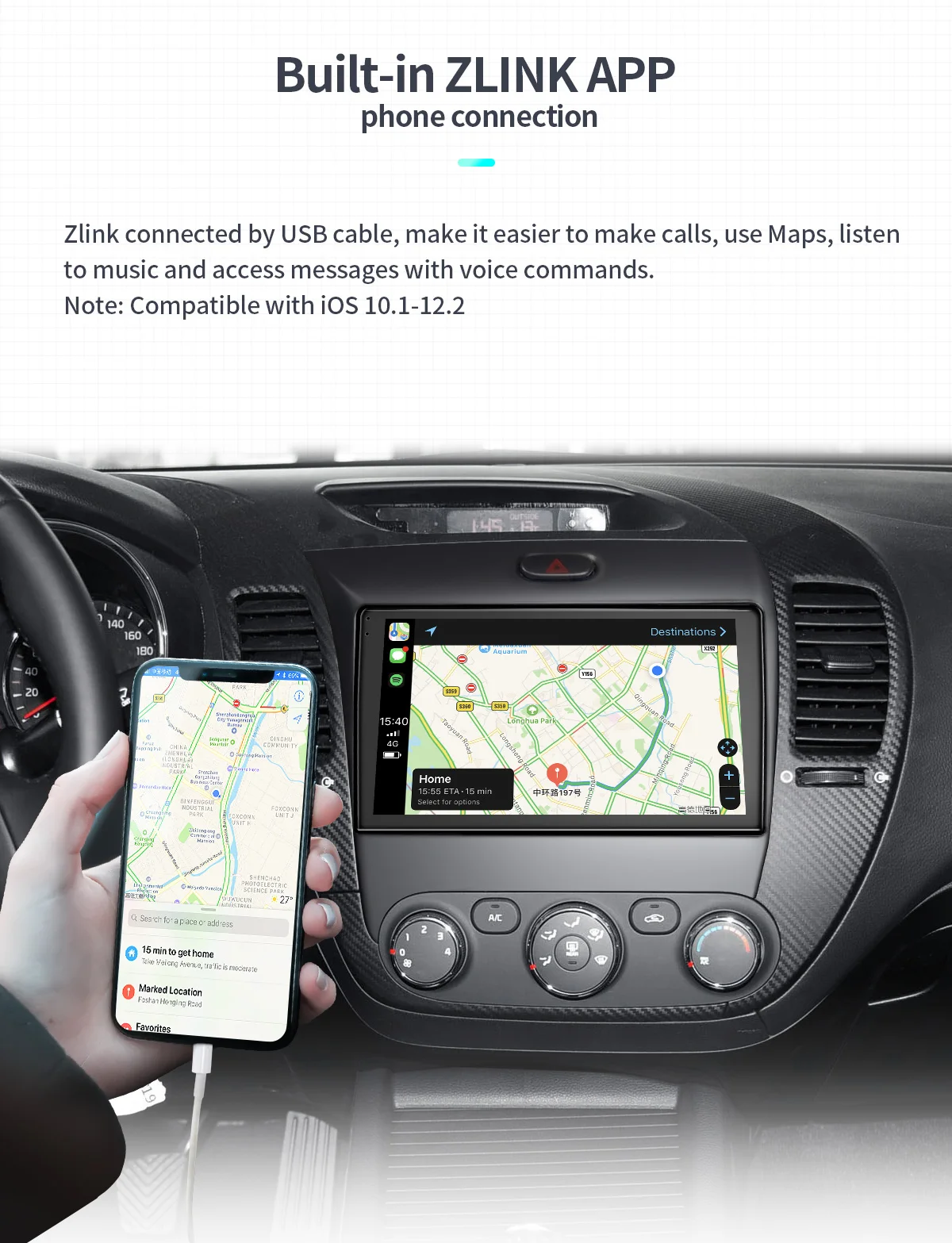 Радуясь " Android 8,1 автомобильный Радио Мультимедиа Видео плеер для Kia/CERATO/K3/FORTE 2012 2013 1 Din стерео 4G модем