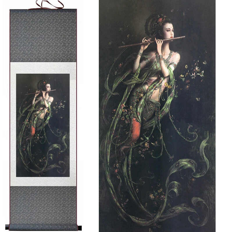 Красивая картина для девочек в китайском стиле украшение дома и офиса Сказочная