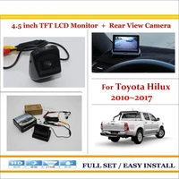 for toyota hilux 20102017 auto rear back up reverse camera 4 3 color lcd monitor 2 in 1 rearview parking system