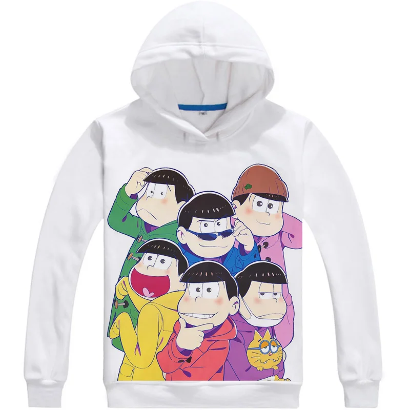 Coolprint Аниме толстовки г-н Osomatsu Matsuno 3D с капюшоном и длинными рукавами Мацуно