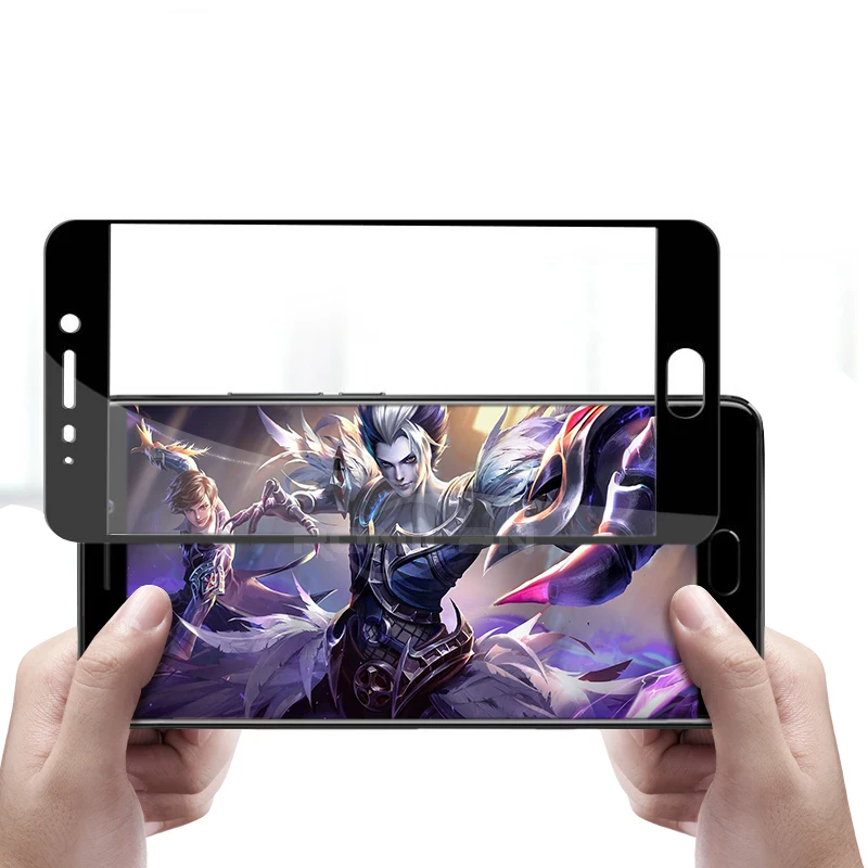 Закаленное 3d-стекло с полным покрытием для Meizu Pro 7 Plus Защитная пленка экрана