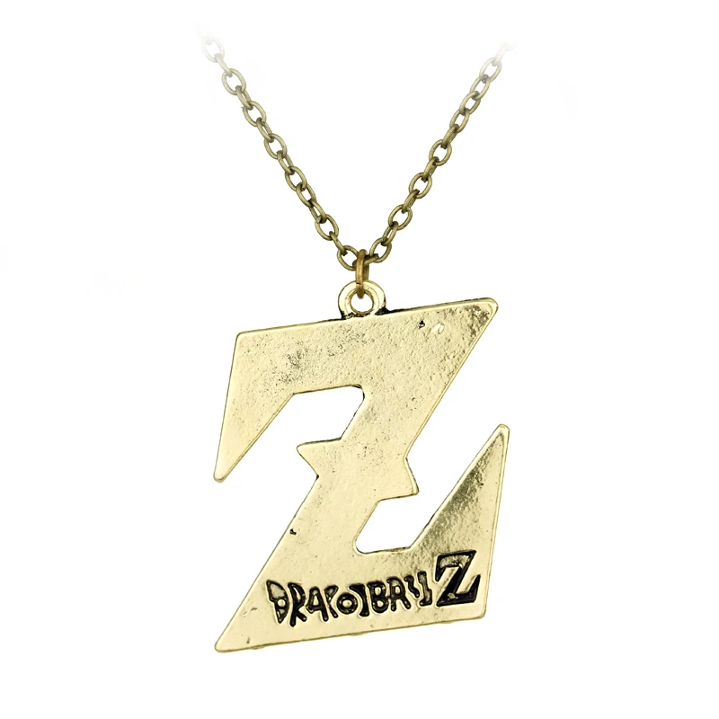 Японского Аниме Драконий жемчуг Z DBZ Гоку сплав Подвески Косплэй Jewelry Dragon Ball Z Цепочки и ожерелья - Окраска металла: gold
