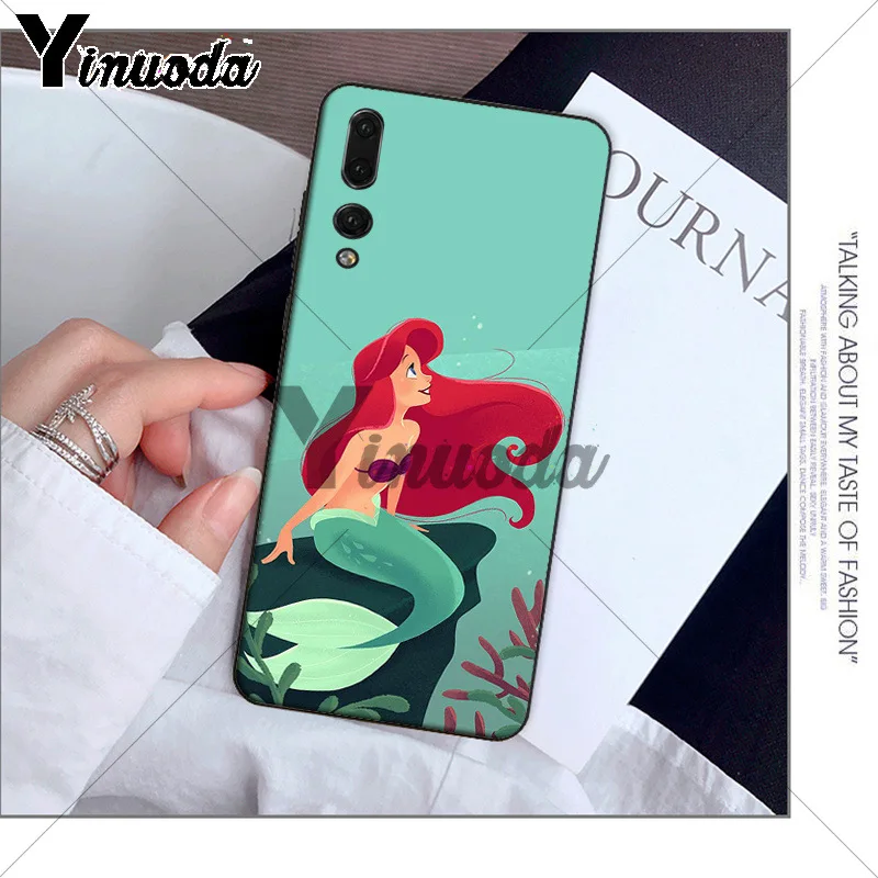 Чехол для телефона Yinuoda Princess Ariel Little Mermaid snow Huawei P10 plus 20 pro P20 lite mate9 10 honor view10 |