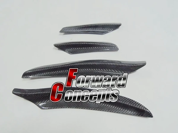 4 шт. передний бампер для углеродного волокна 2008 2017 Lancer Evolution EVO 10 X Varis Style|canard