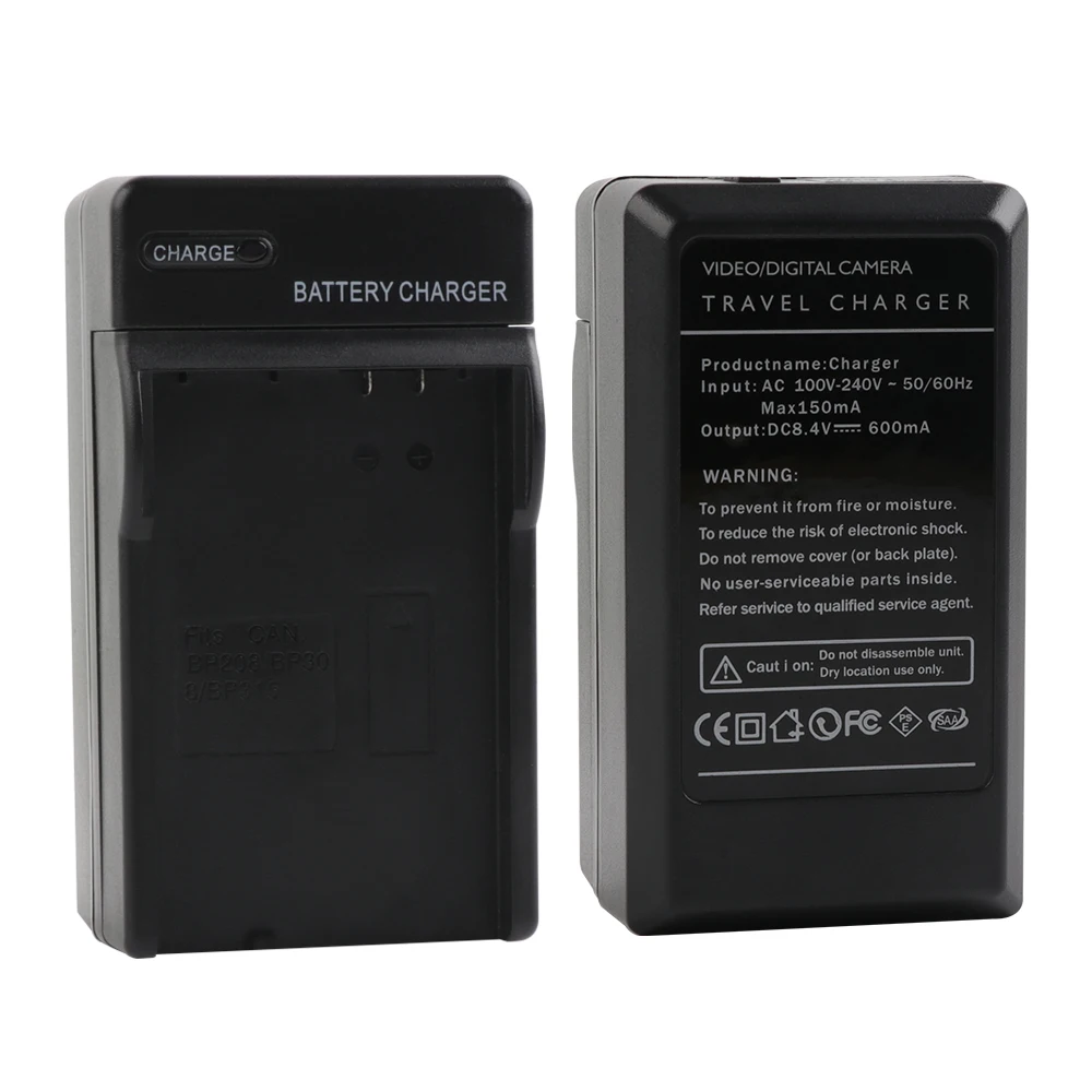 2x BP-208 BP 208 Камера Батарея+ быстрая Зарядное устройство для Canon DC10 DC19 DC20 DC21 DC22 DC40 DC50 DC51 DC95 DC100 DC200 DC201 DC210