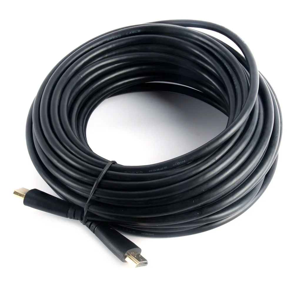 15 м 50Ft Золотой HDMI к кабель аудио визуальное соединение свинца V1.4 1080P 480i 480 p 720 1080i HDTV