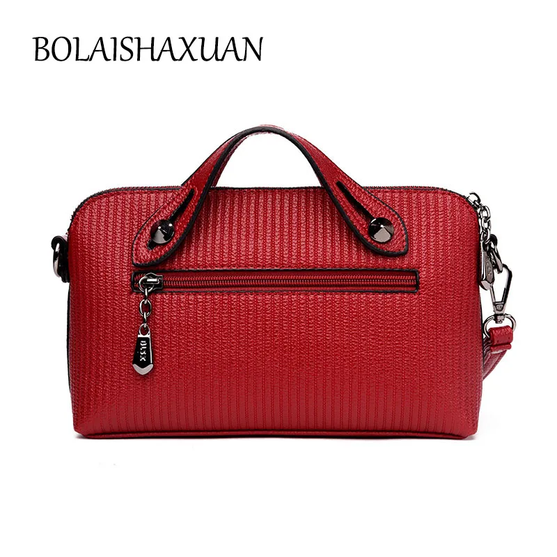 Полосатый Для женщин кожа Сумки Роскошные дизайнер Заклёпки сумка известный